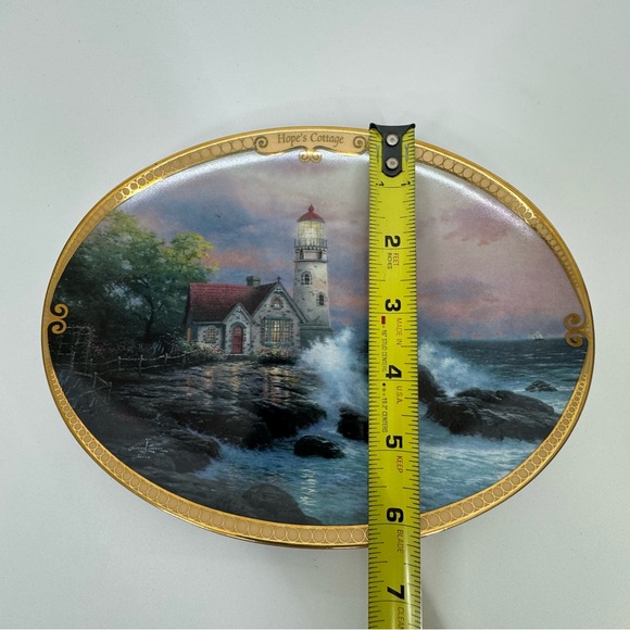 Thomas Kinkade 1st Issue Hope's Cottage Scenes Of Serenity Porcelain Art - Picture 9 of 10